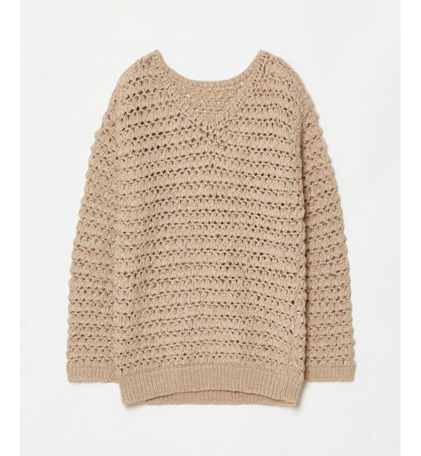 allureville「テープヤーンハンドニットプルオーバー」|ニット・セーター|