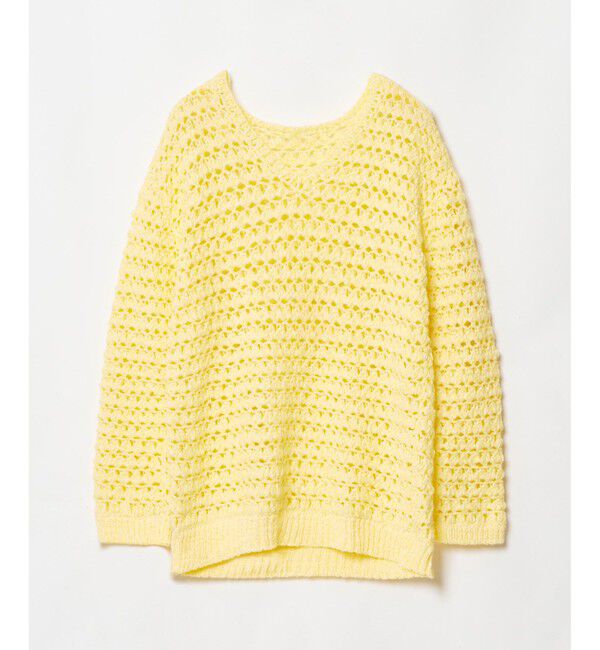 allureville「テープヤーンハンドニットプルオーバー」|ニット・セーター|