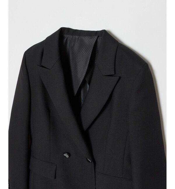 LOULOU WILLOUGHBY「【LOULOU WILLOUGHBY】マットオックスダブルジャケット」|テーラードジャケット|