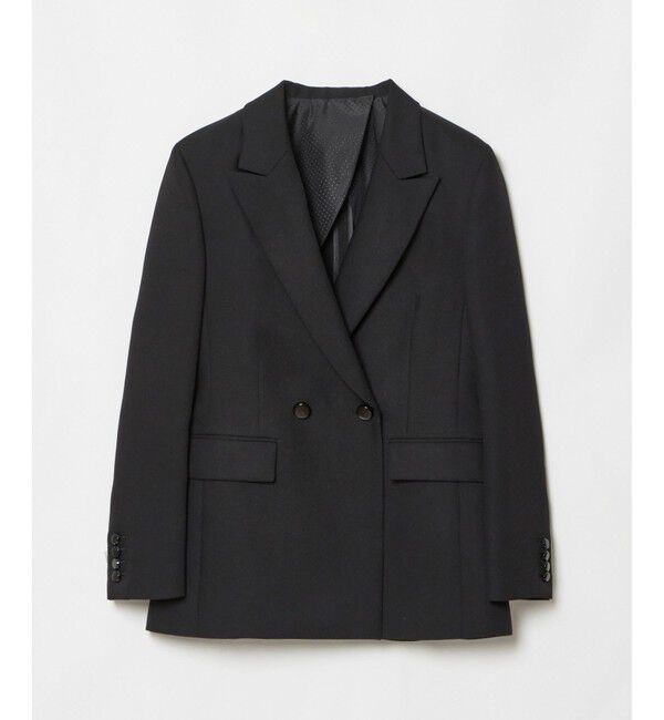 LOULOU WILLOUGHBY「【LOULOU WILLOUGHBY】マットオックスダブルジャケット」|テーラードジャケット|