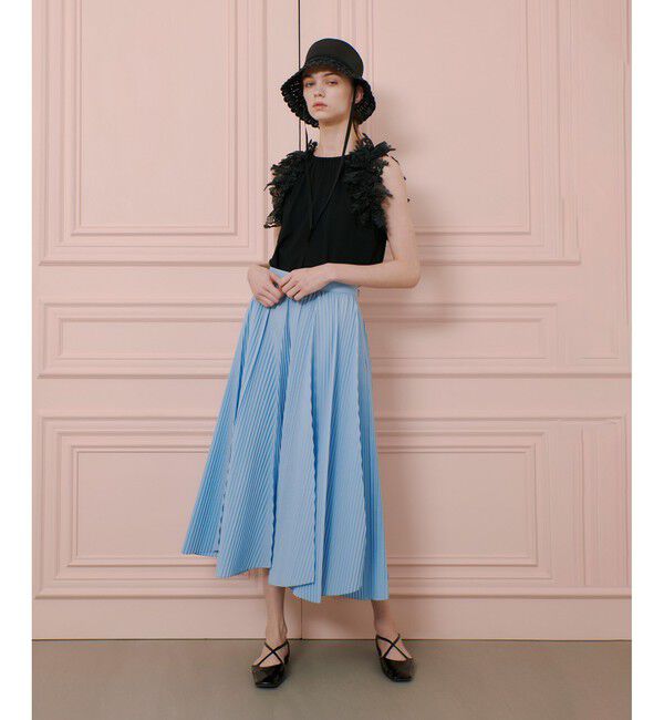 LOULOU WILLOUGHBY「【LOULOU WILLOUGHBY】スカラップブリムバケットハット」|ハット|