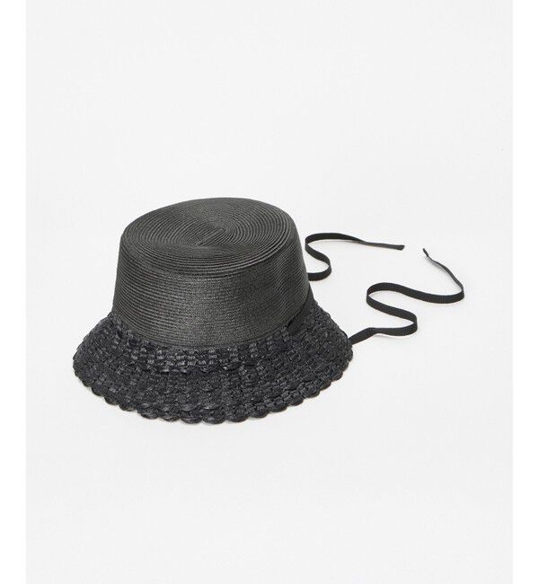 LOULOU WILLOUGHBY「【LOULOU WILLOUGHBY】スカラップブリムバケットハット」|ハット|