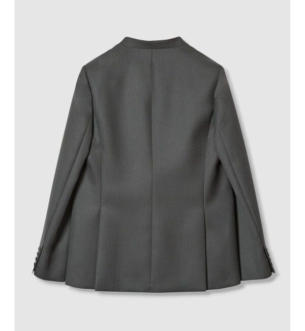 allureville「ウールサージノーカラージャケット」|その他|