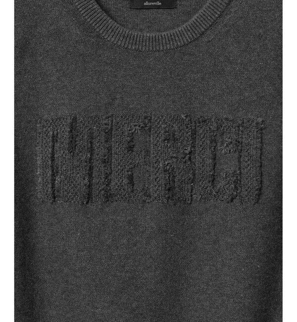 allureville「フリンジＪＱロゴプルオーバー」|ニット・セーター|