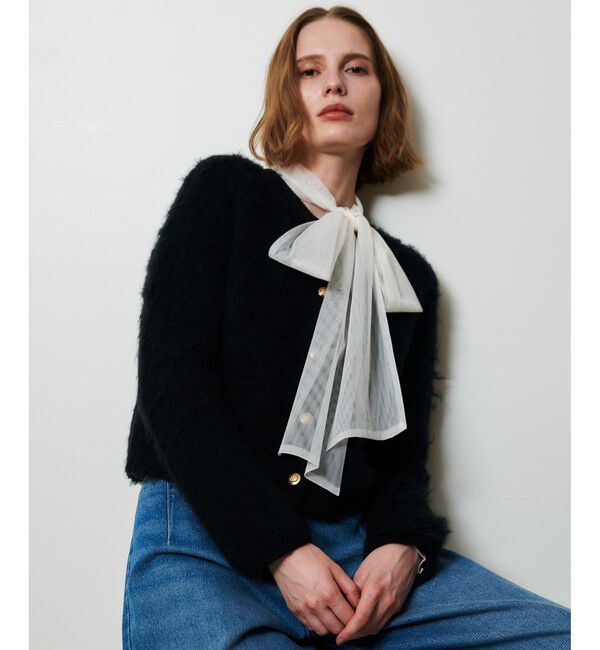 allureville「シャギーニットカーディガン」|カーディガン|