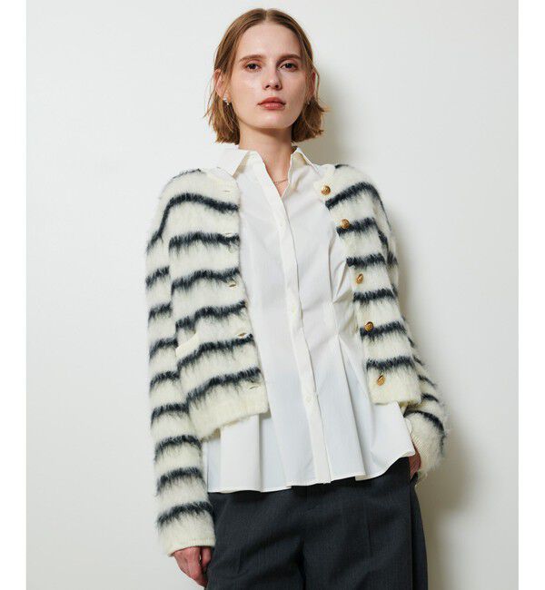 allureville「シャギーニットカーディガン」|カーディガン|