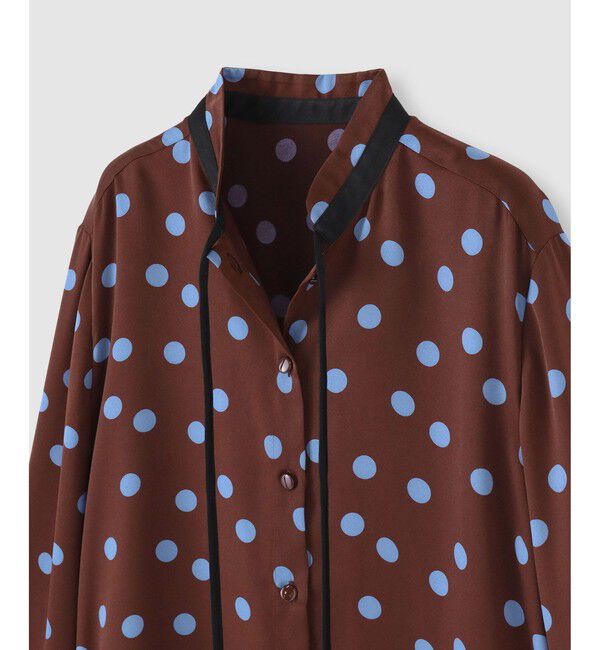 allureville「コインドットナロータイブラウス」|シャツ・ブラウス|