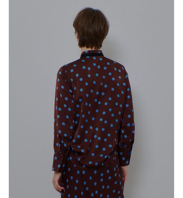 allureville「コインドットナロータイブラウス」|シャツ・ブラウス|