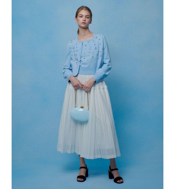 LOULOU WILLOUGHBY「【LOULOU WILLOUGHBY】CHERRYビジューカーディガン」|カーディガン|