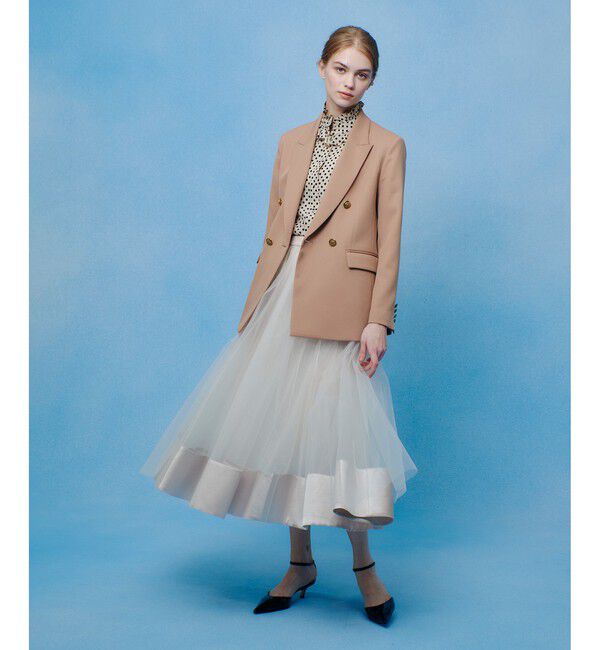 LOULOU WILLOUGHBY「【LOULOU WILLOUGHBY】チュールレイヤードスカート」|スカート|