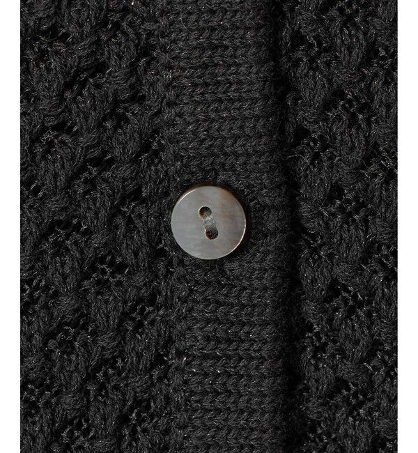 allureville「透かし編みジレプルオーバー」|ニット・セーター|