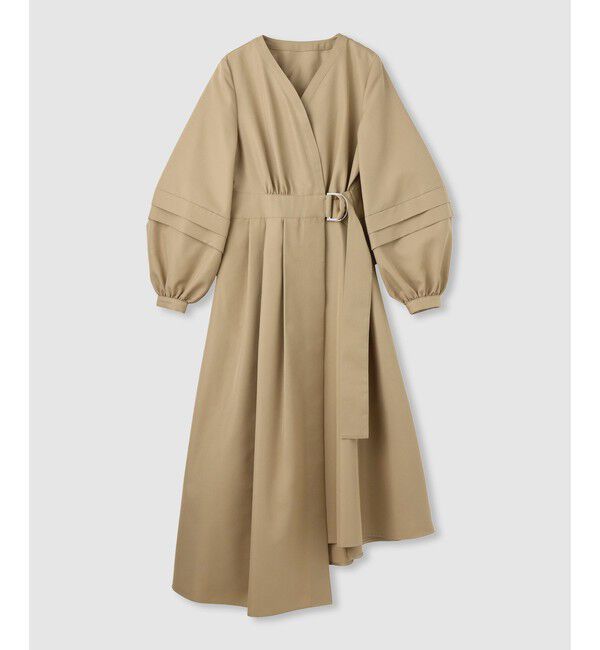 LOULOU WILLOUGHBY「【LOULOU WILLOUGHBY】バックルベルトカシュクールワンピース」|ワンピース|