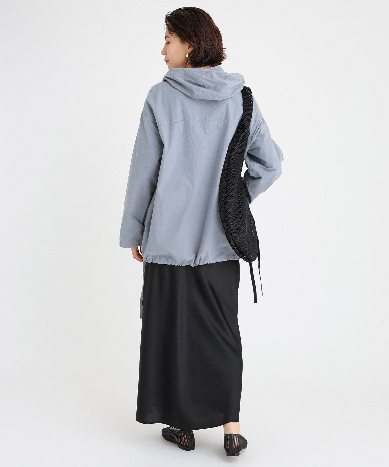 BABYLONE「フード付きシャツプルオーバー」|シャツ・ブラウス|