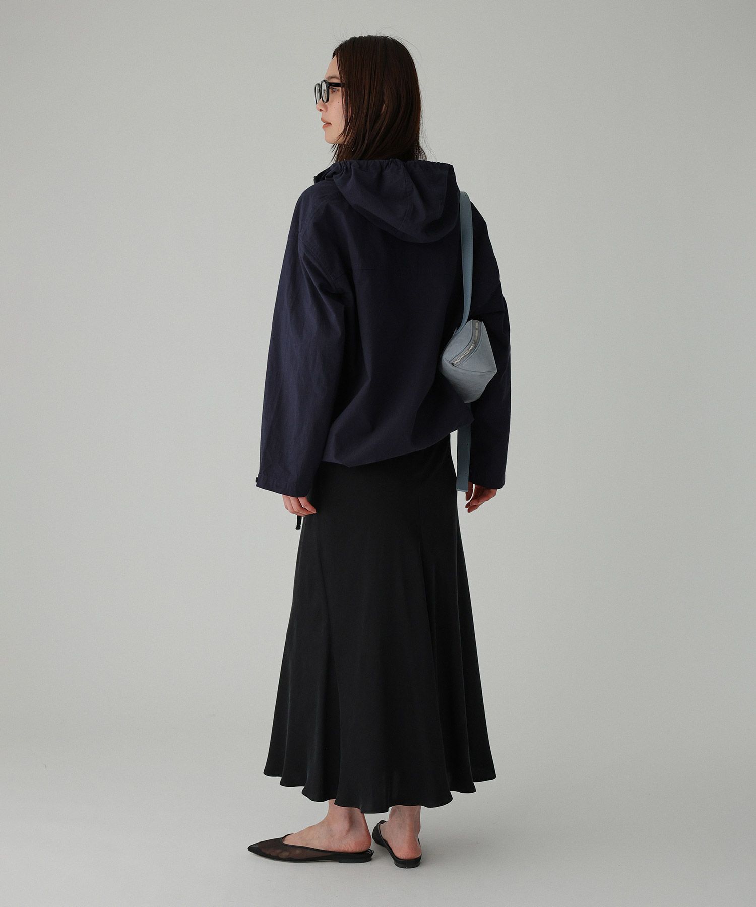 BABYLONE「フード付きシャツプルオーバー」|シャツ・ブラウス|