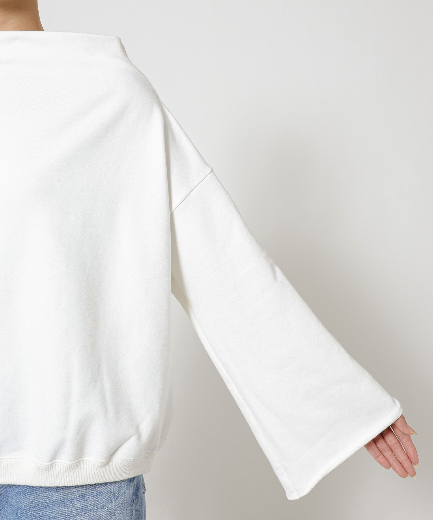 BABYLONE「ヘムドロスト裏毛プルオーバー」|スウェット・ジャージ|