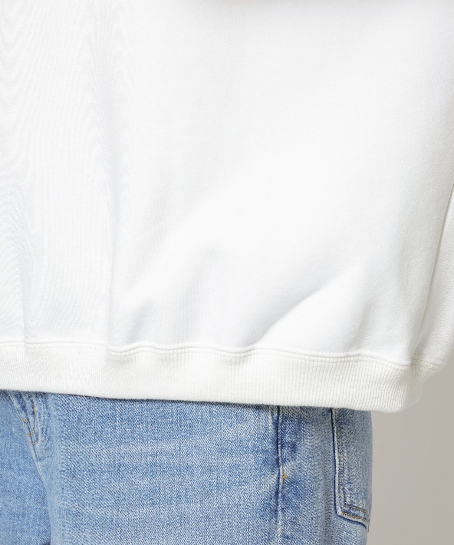 BABYLONE「ヘムドロスト裏毛プルオーバー」|スウェット・ジャージ|