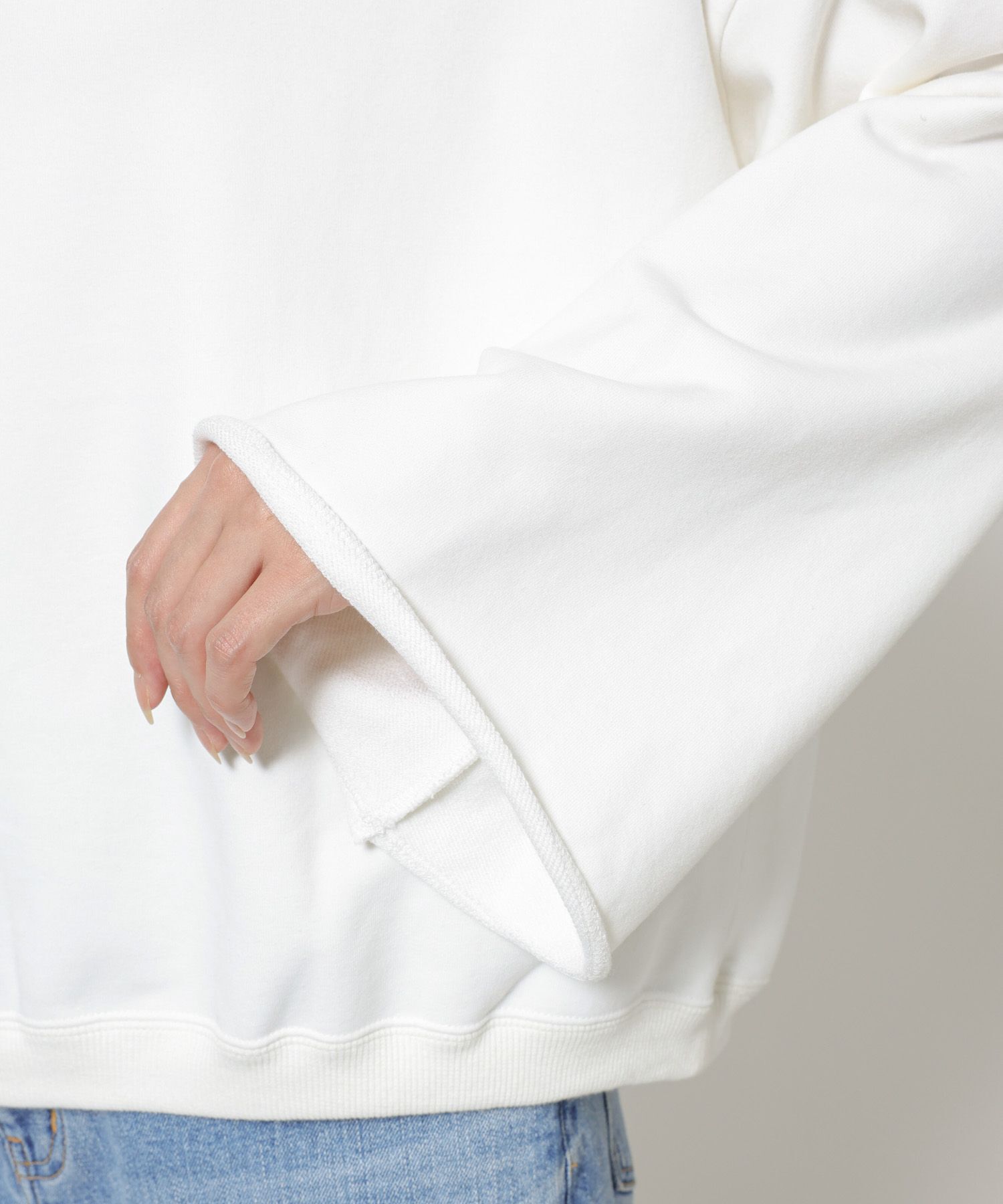 BABYLONE「ヘムドロスト裏毛プルオーバー」|スウェット・ジャージ|