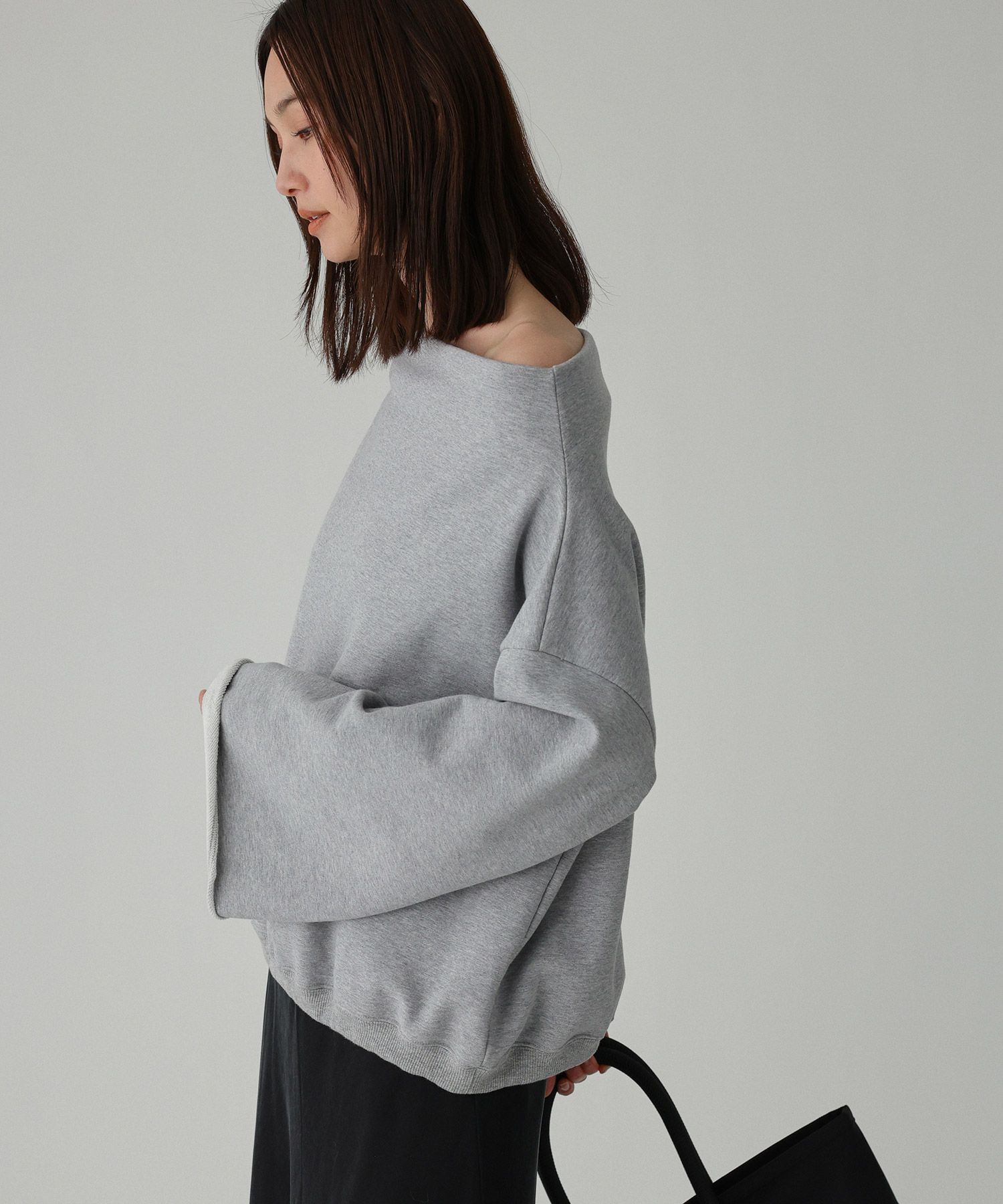 BABYLONE「ヘムドロスト裏毛プルオーバー」|スウェット・ジャージ|