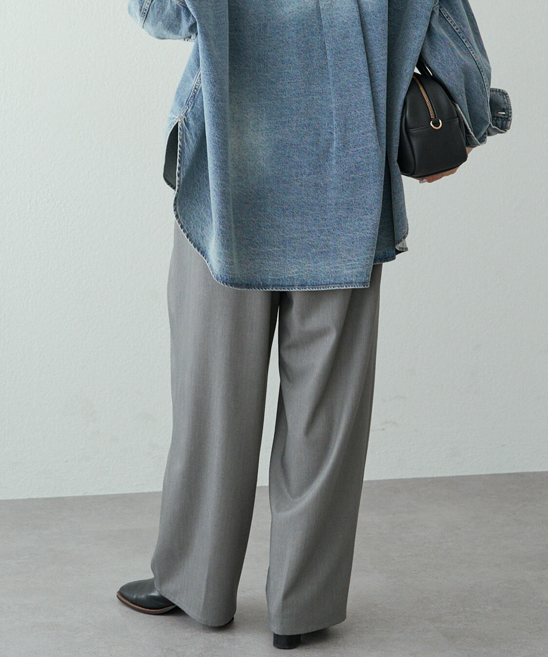  「【新色追加】ツータックウエストゴムストレッチパンツ」|その他|