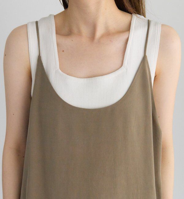  「【着回し力◎/セットアイテム】ソフトツイルキャミチュニック+パンツセット」|その他|