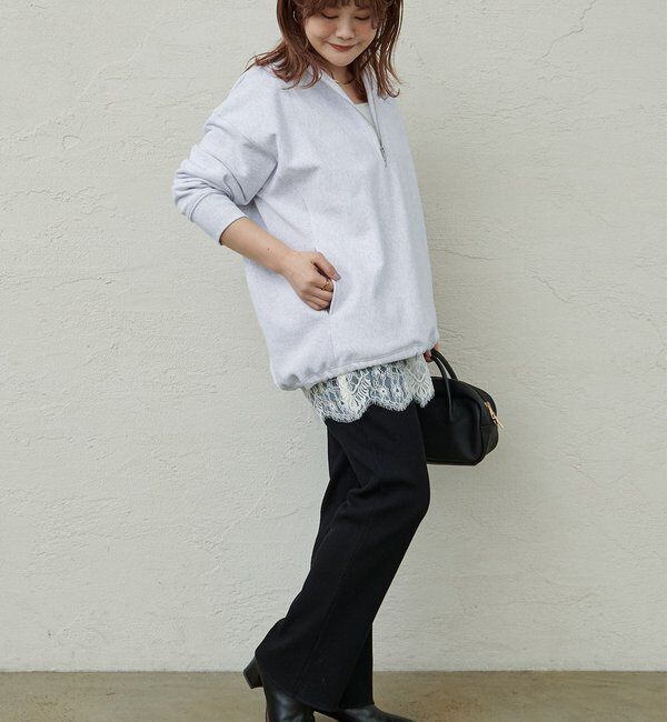  「【＠noricorico102企画】ハーフジップドローコードスウェット」|プルオーバー|