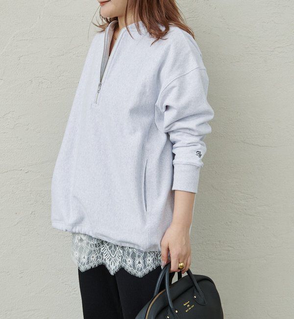  「【＠noricorico102企画】ハーフジップドローコードスウェット」|プルオーバー|