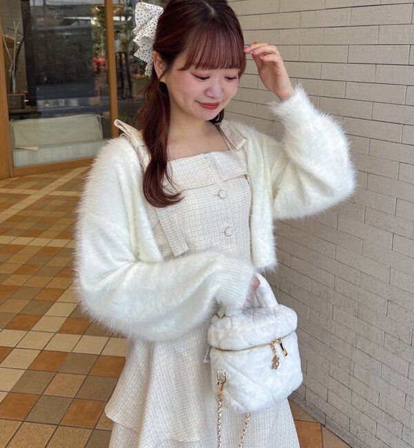  「【LouLoumei】異素材ミックスツイードセットアップ」|その他|