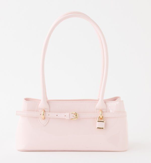  「ベルト付きエナメルバッグ」|ショルダー・メッセンジャー|
