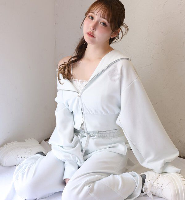  「【セットアップ可能】ウエストレースカットパンツ」|その他|