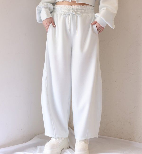  「【セットアップ可能】ウエストレースカットパンツ」|その他|