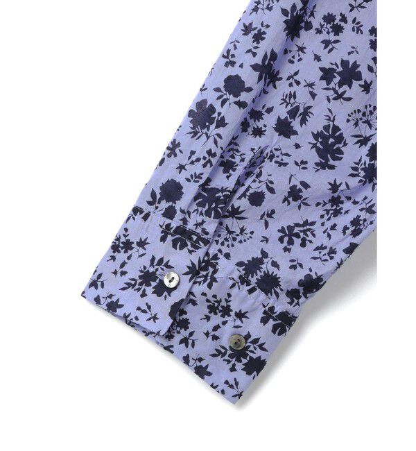 mizuiro ind「mizuiro ind スモールフラワーVネックシャツ」|シャツ・ブラウス|