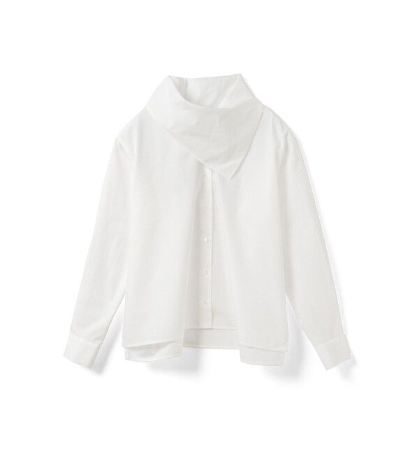 mizuiro ind「mizuiro ind スカーフカラーシャツ」|シャツ・ブラウス|