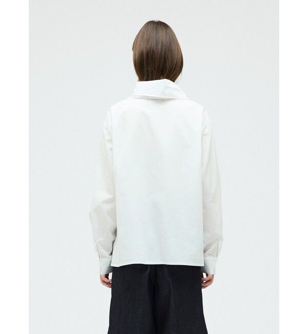 mizuiro ind「mizuiro ind スカーフカラーシャツ」|シャツ・ブラウス|