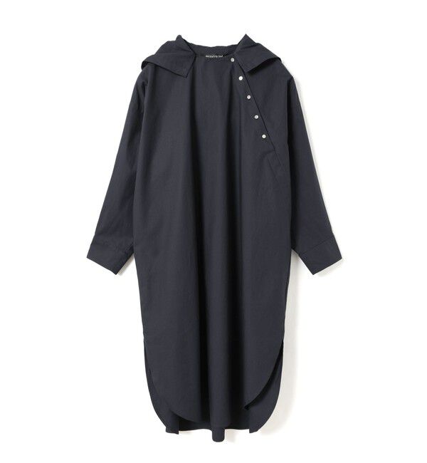 mizuiro ind「mizuiro ind フード付きワンピース」|ワンピース|ネイビー