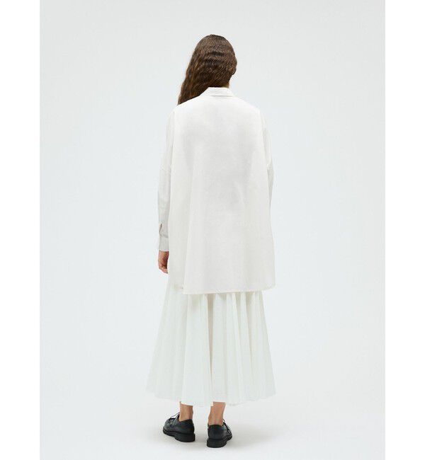 mizuiro ind「mizuiro ind T/Cシアーワイドシャツ」|シャツ・ブラウス|