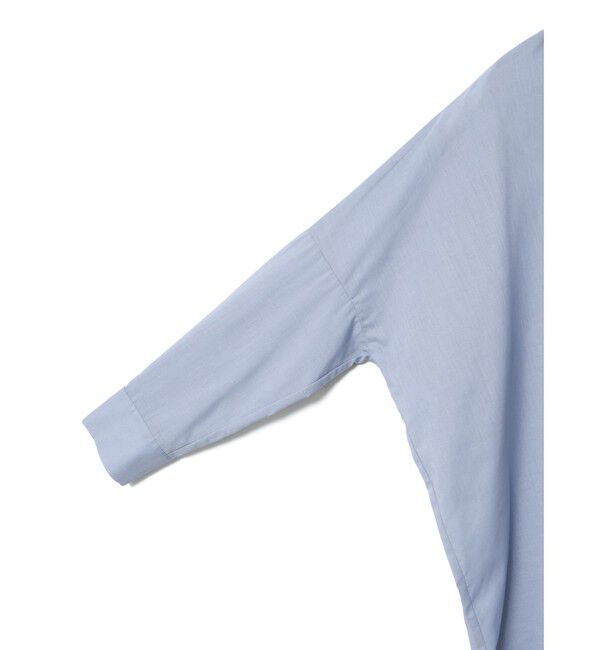 mizuiro ind「mizuiro ind T/Cシアーワイドシャツ」|シャツ・ブラウス|