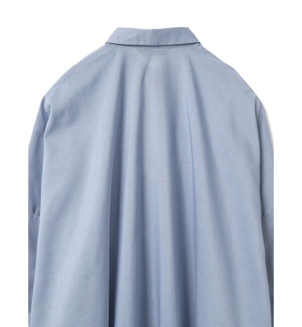 mizuiro ind「mizuiro ind T/Cシアーワイドシャツ」|シャツ・ブラウス|