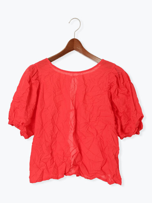 Te chichi TERRASSE「しわ加工前後2WAYブラウス」|シャツ・ブラウス|