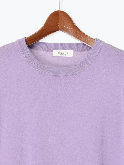 Te chichi TERRASSE「【抗菌防臭】ハーフスリーブニット」|ニット・セーター|