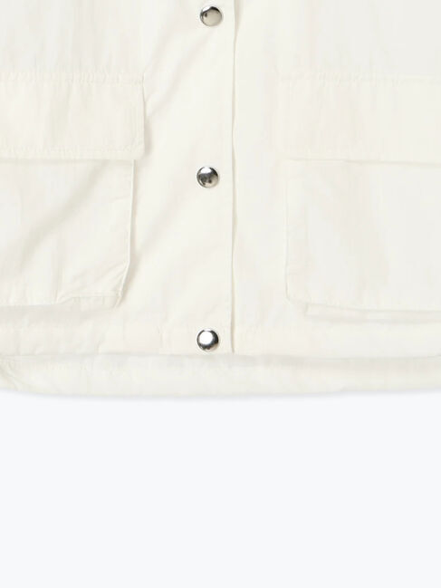 Te chichi TERRASSE「ナイロンショートベスト」|ダウンベスト・ベスト|