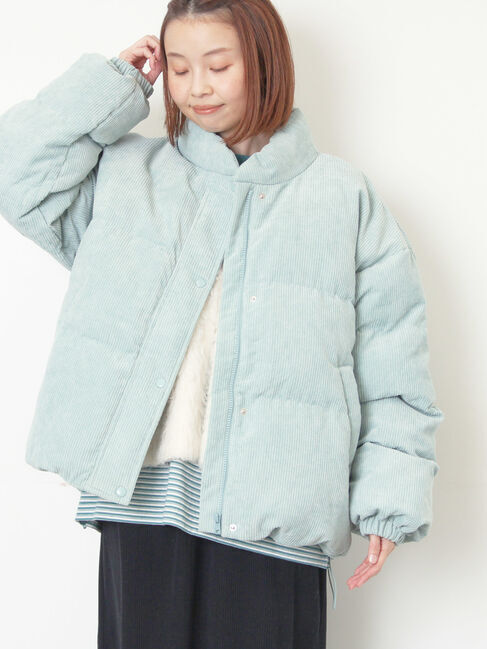 Samansa Mos2「柄アソートコーディロイブルゾン」|ブルゾン・スタジャン|