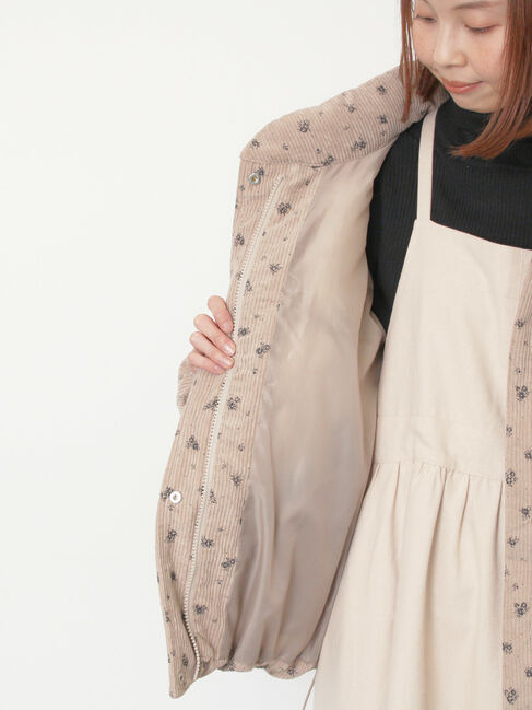 Samansa Mos2「柄アソートコーディロイブルゾン」|ブルゾン・スタジャン|