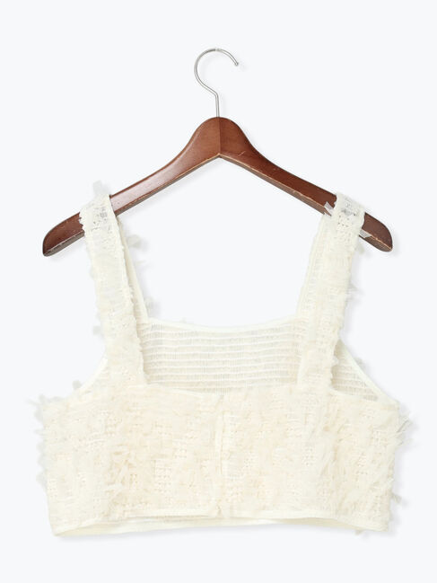 Samansa Mos2「ファンシーヤーンビスチェ」|ダウンベスト・ベスト|