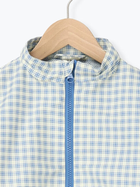 Samansa Mos2 Lagom「【撥水】チェック柄ウィンドブレーカー」|ブルゾン・スタジャン|