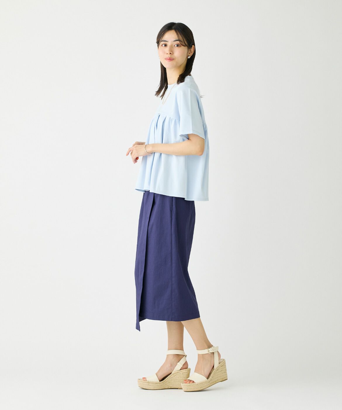 DAY by DAY it&rsquo;s international「タックギャザー切り替えトップス」|Tシャツ・カットソー|