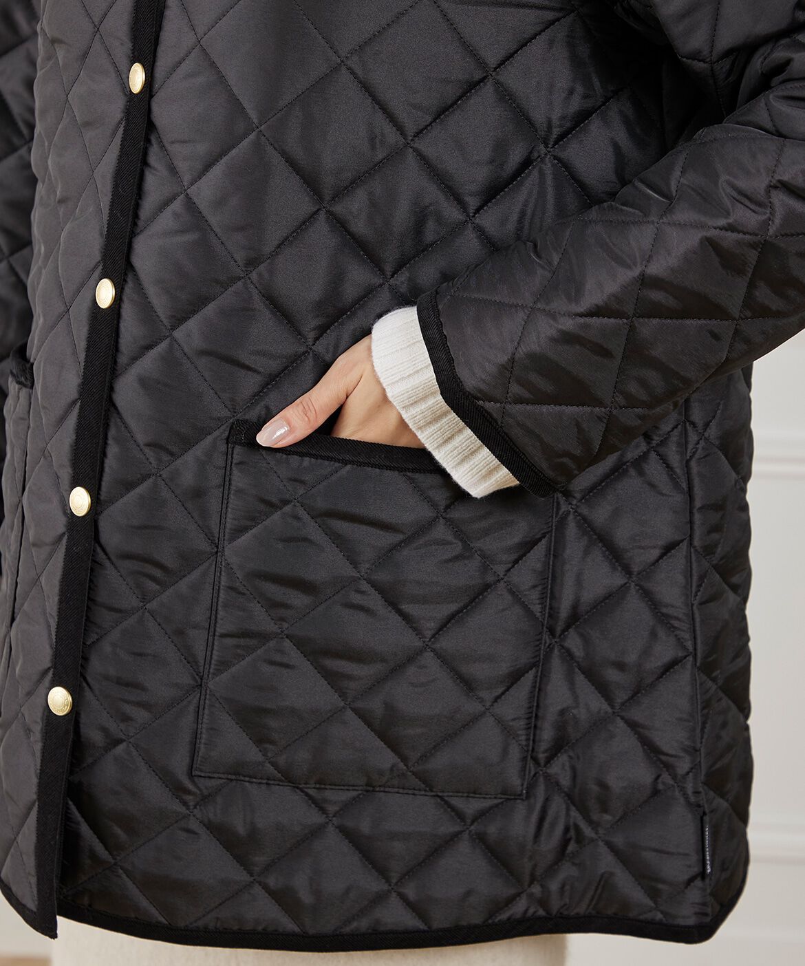 INED「《Traditional Weatherwear》キルティングコート　ARKLEY A-LINE MIDDLE」|その他|