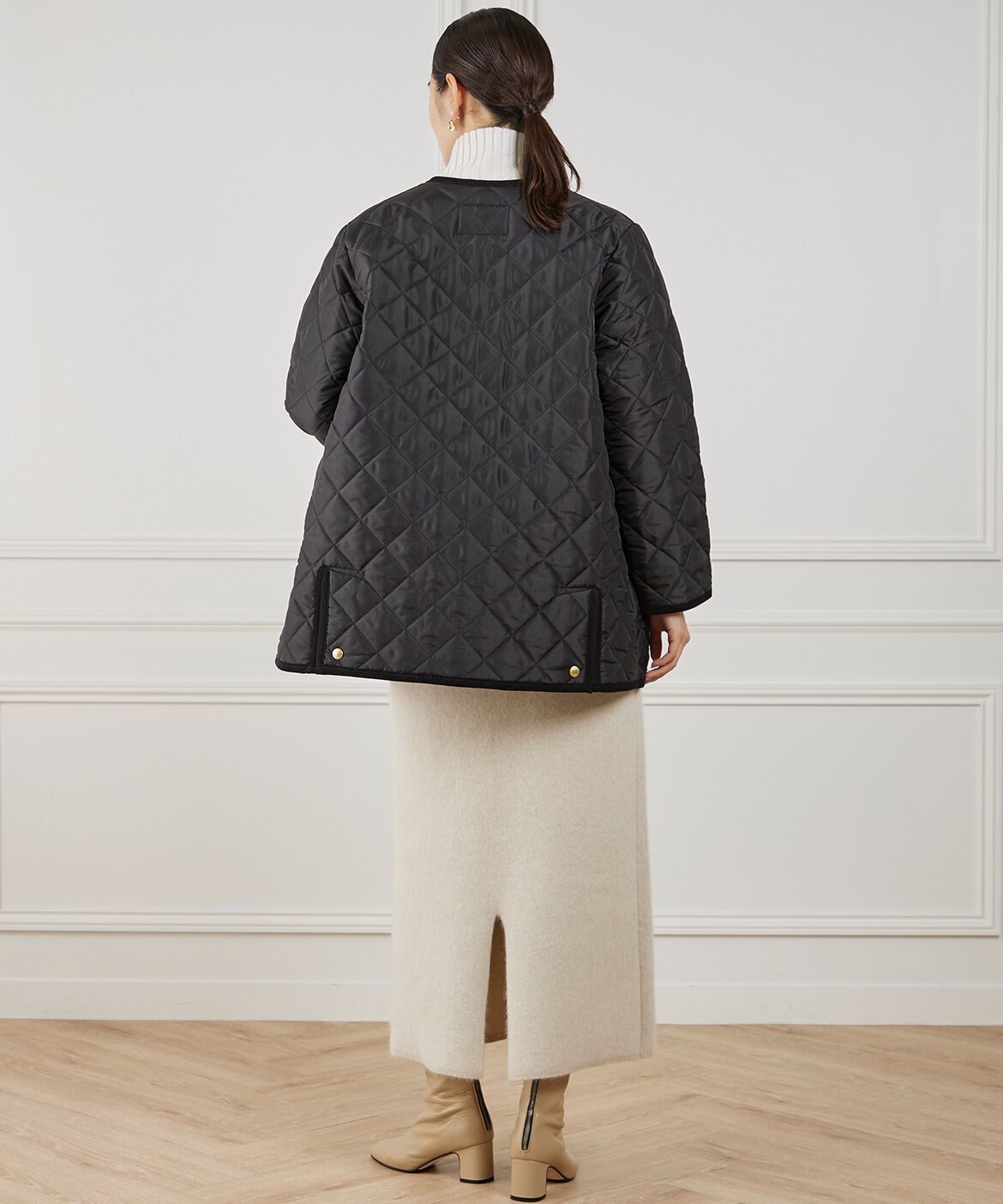 INED「《Traditional Weatherwear》キルティングコート　ARKLEY A-LINE MIDDLE」|その他|