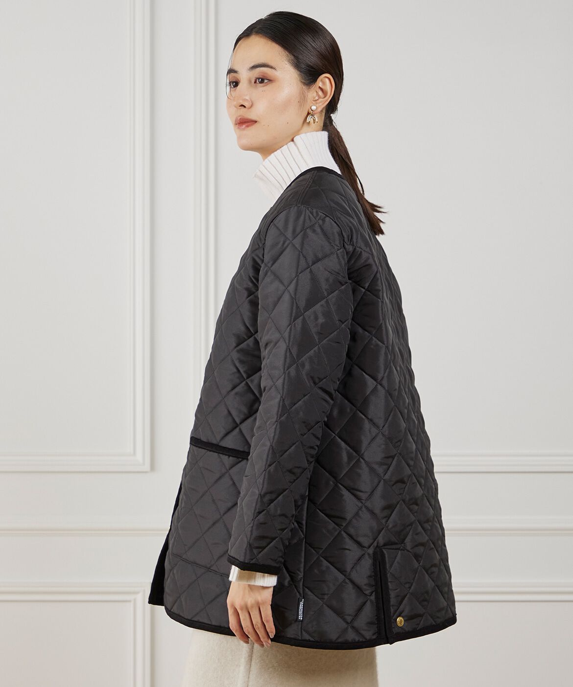 INED「《Traditional Weatherwear》キルティングコート　ARKLEY A-LINE MIDDLE」|その他|