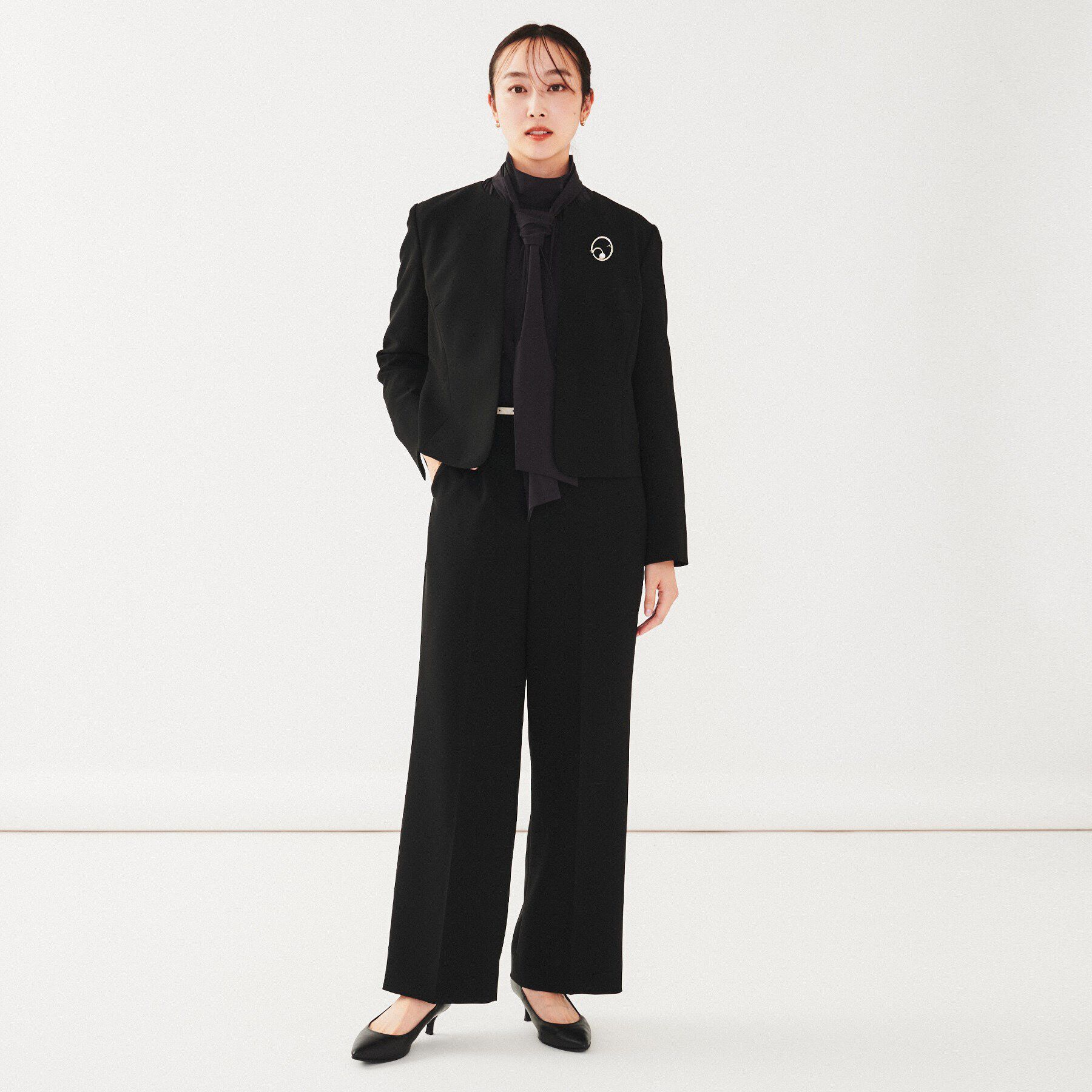 UNTITLED「【通勤スーツ】ノーカラージャケット」|ノーカラージャケット|