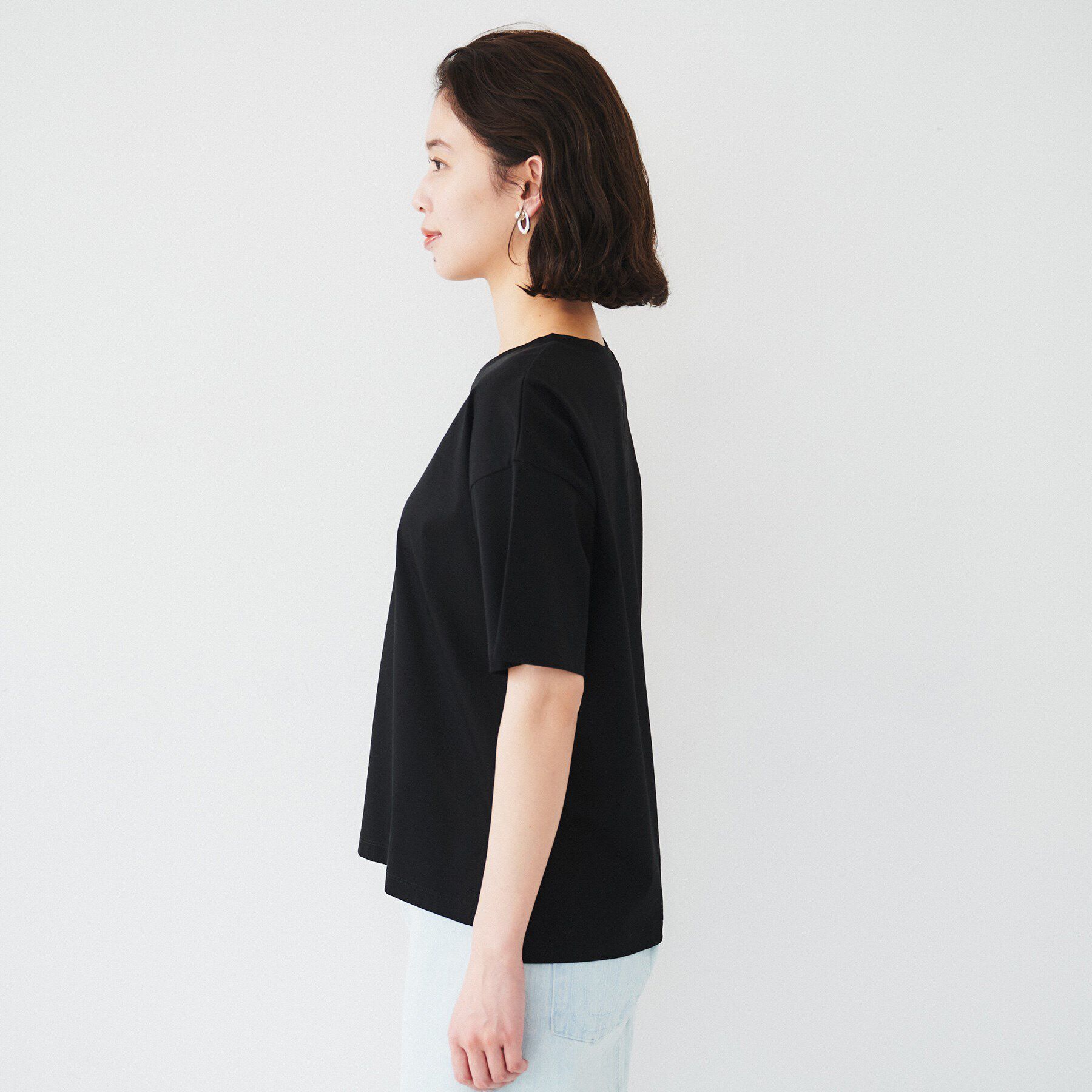 UNTITLED「【接触冷感/抗菌防臭/マシンウォッシャブル】クリアスムース Tシャツ」|Tシャツ・カットソー|